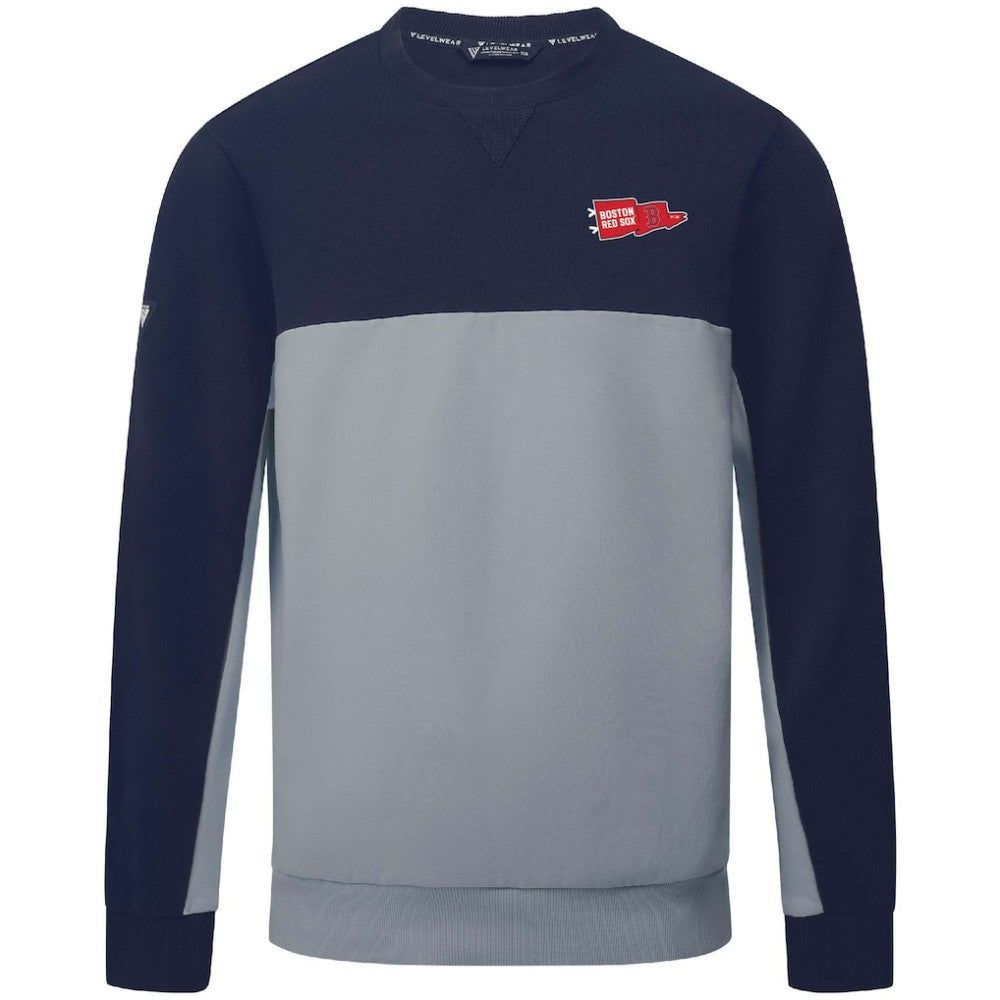Navy Boston Red Sox Levelwear  Legacy Rafters Pullover Sweatshirt