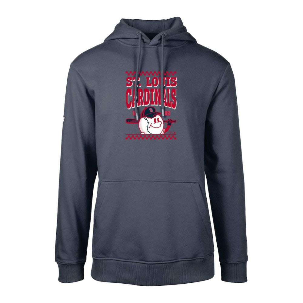 Navy St. Louis Cardinals Levelwear  Podium Inaugural Pullover Hoodie