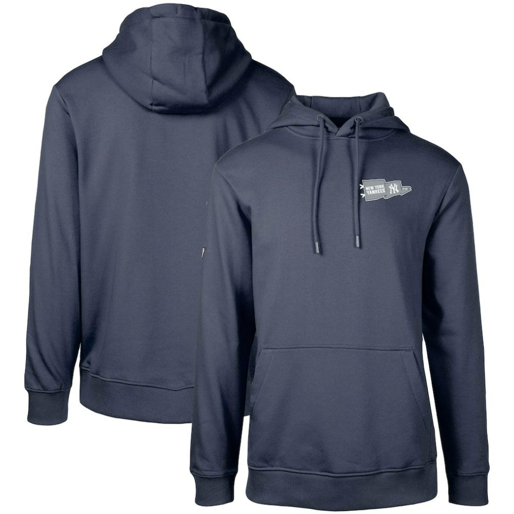 Navy New York Yankees Levelwear  Podium Rafters Pullover Hoodie