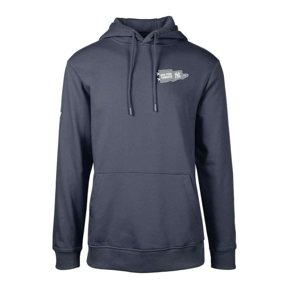 Navy New York Yankees Levelwear  Podium Rafters Pullover Hoodie