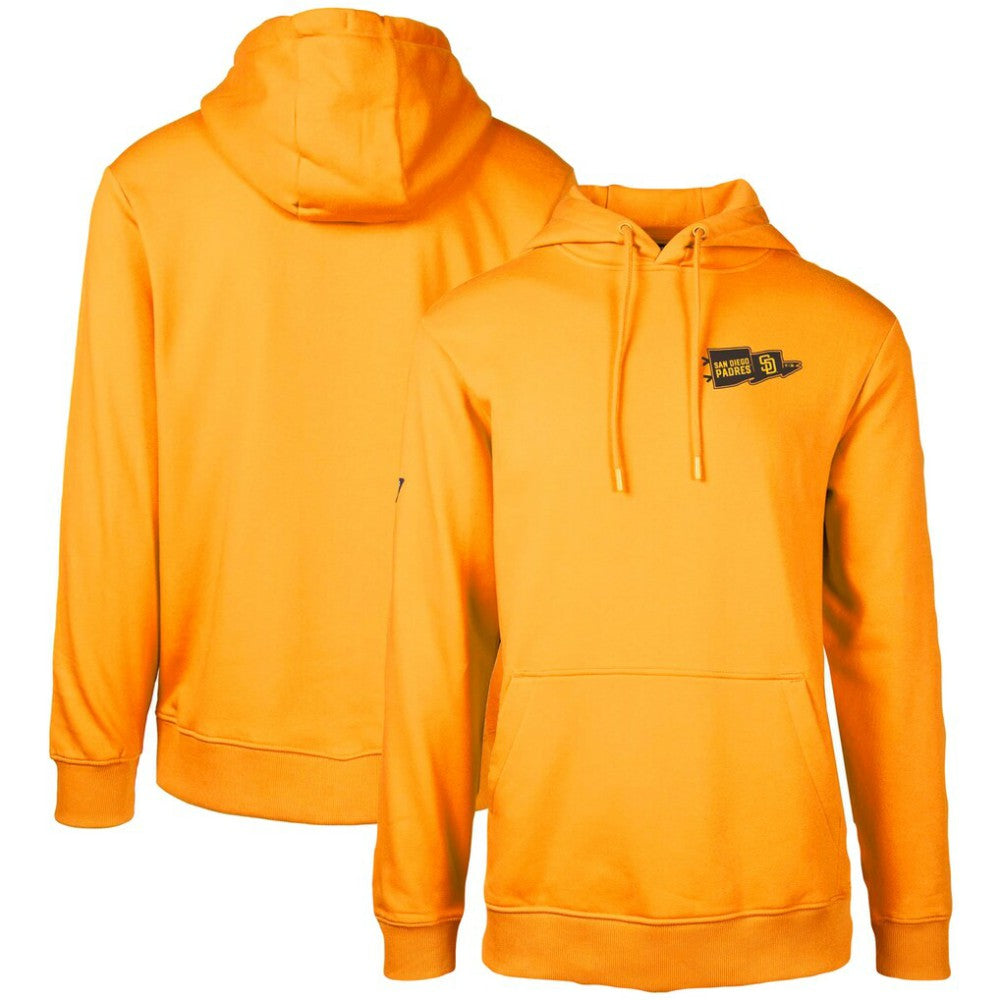 Gold San Diego Padres Levelwear  Podium Rafters Pullover Hoodie
