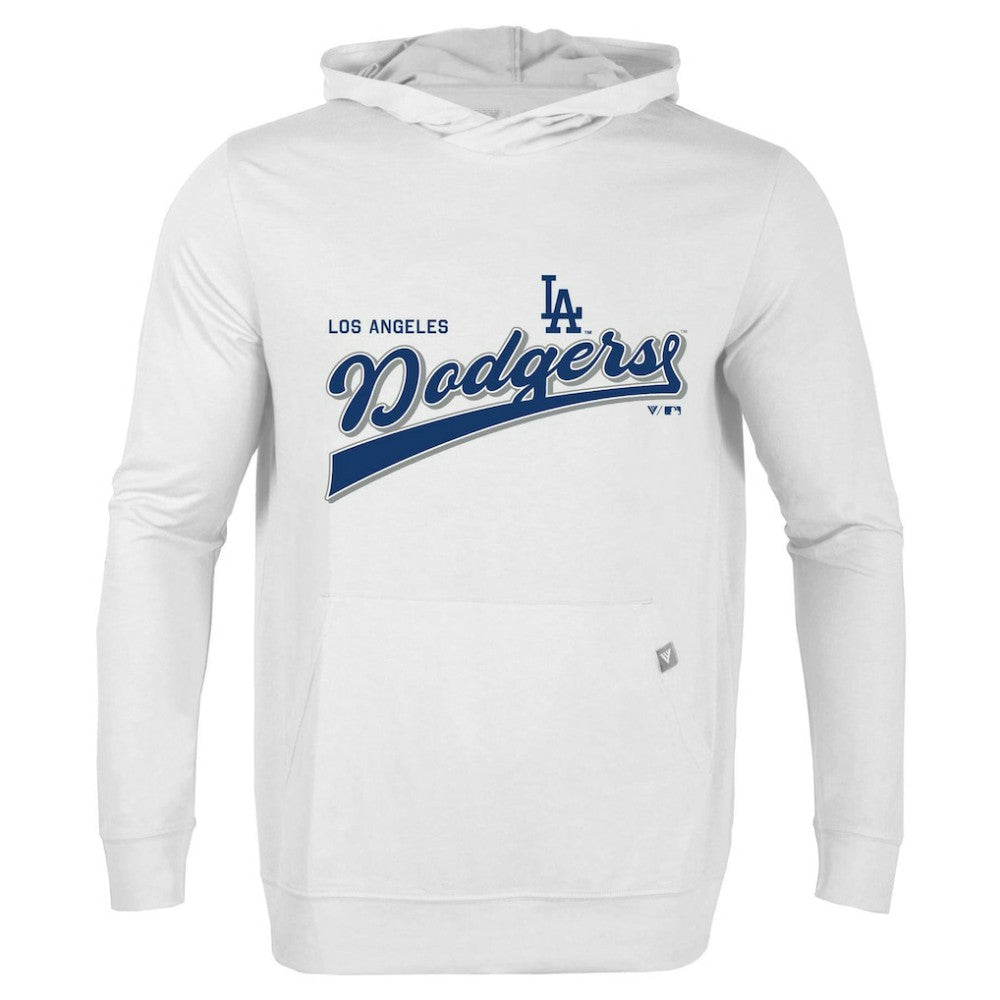 White Los Angeles Dodgers Levelwear  Relay 2.0 Retro Pullover Hoodie