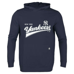 Navy New York Yankees Levelwear  Relay 2.0 Retro Pullover Hoodie