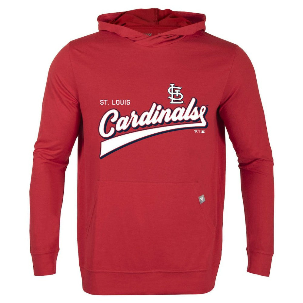 Red St. Louis Cardinals Levelwear  Relay 2.0 Retro Pullover Hoodie