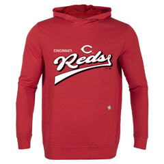 Red Cincinnati Reds Levelwear  Relay 2.0 Retro Pullover Hoodie