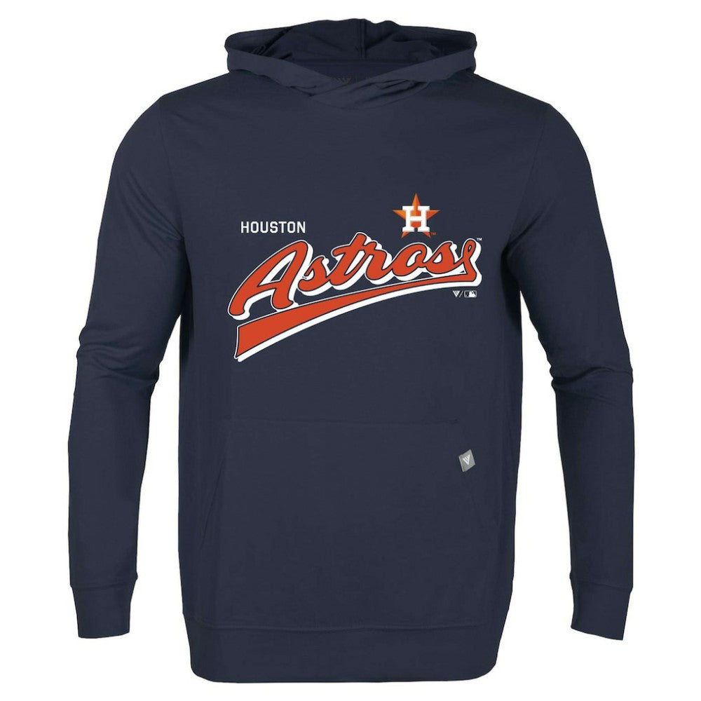 Navy Houston Astros Levelwear  Relay 2.0 Retro Pullover Hoodie