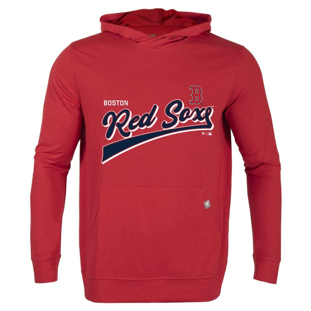 Red Boston Red Sox Levelwear  Relay 2.0 Retro Pullover Hoodie