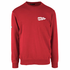 Red Cincinnati Reds Levelwear  Zane Rafters Pullover Sweatshirt