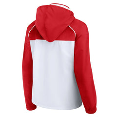 Fanatics Chicago Bulls Women's Anorak Raglan Full-Zip Hoodie Jacket