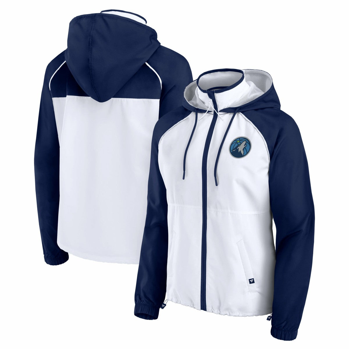 Fanatics Minnesota Timberwolves Women's Anorak Raglan Full-Zip Hoodie Jacket