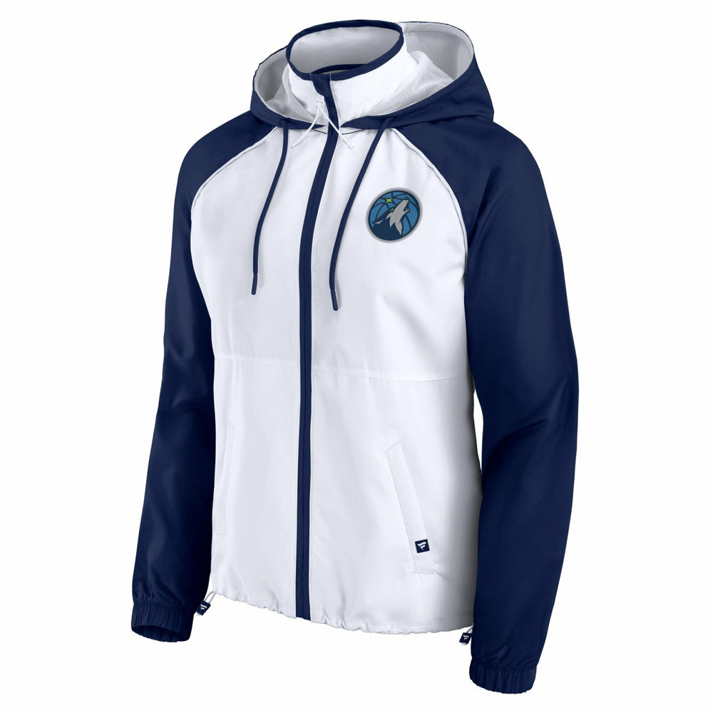 Fanatics Minnesota Timberwolves Women's Anorak Raglan Full-Zip Hoodie Jacket