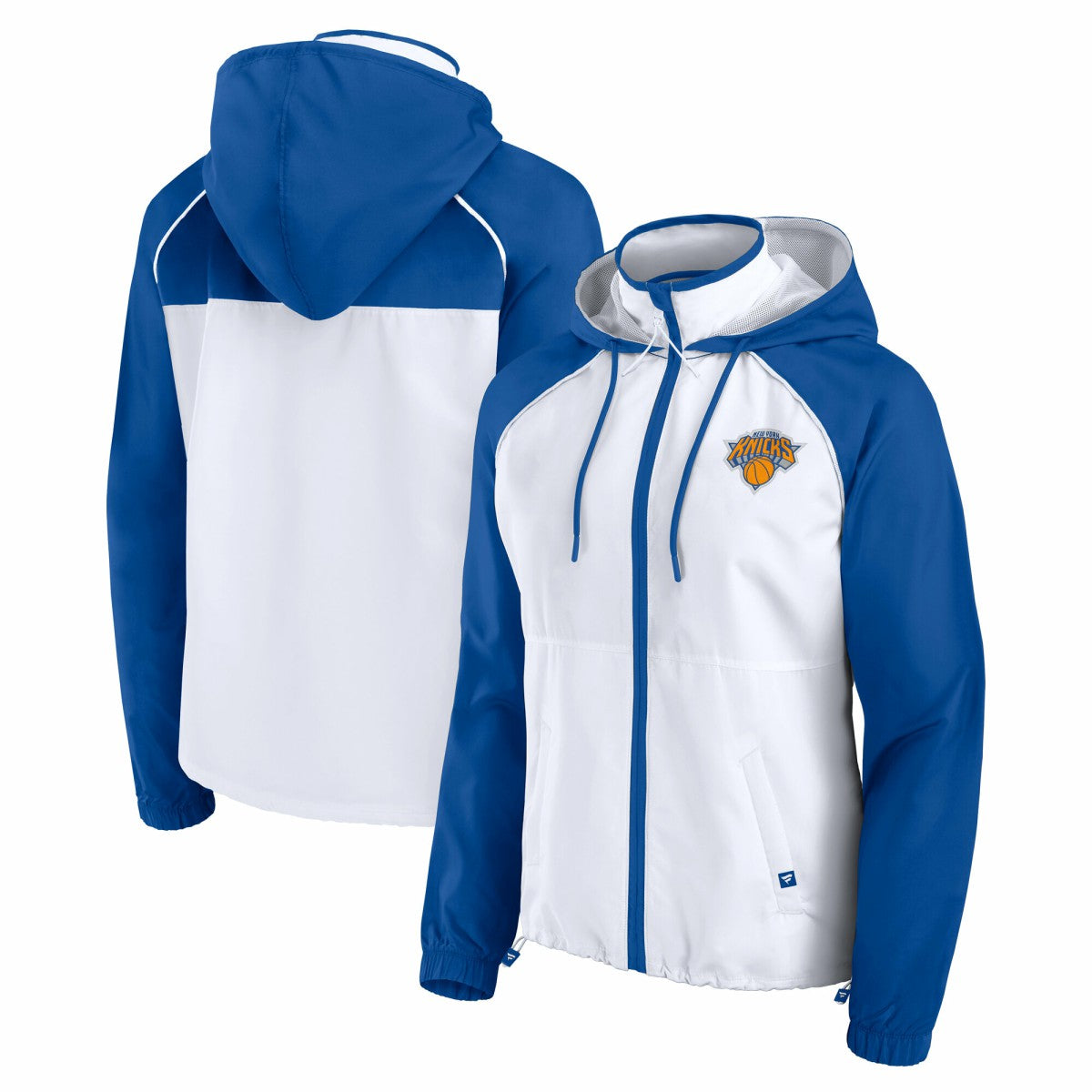 Fanatics New York Knicks Women's Anorak Raglan Full-Zip Hoodie Jacket