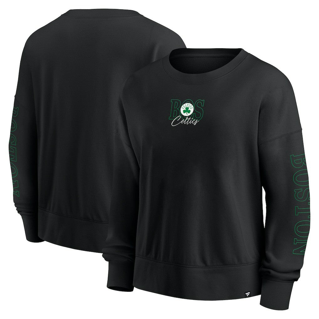 Fanatics Boston Celtics Women's Oversized Game Day Pullover Sweatshirt