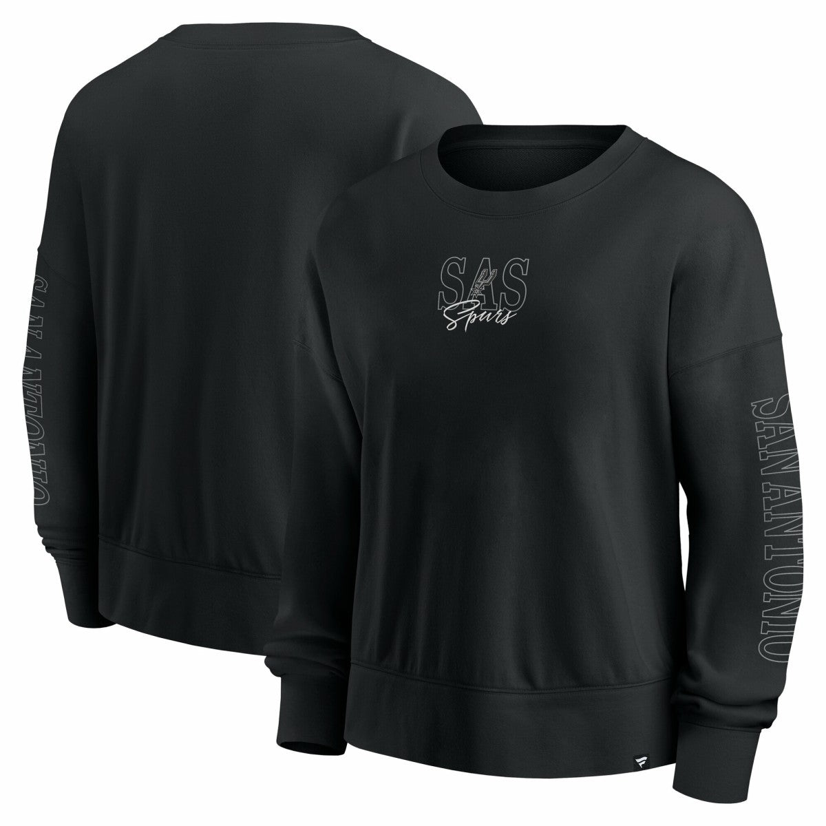 Fanatics San Antonio Spurs Women's Oversized Game Day Pullover Sweatshirt