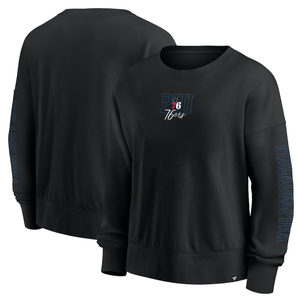 Fanatics Philadelphia 76ers Women's Oversized Game Day Pullover Sweatshirt