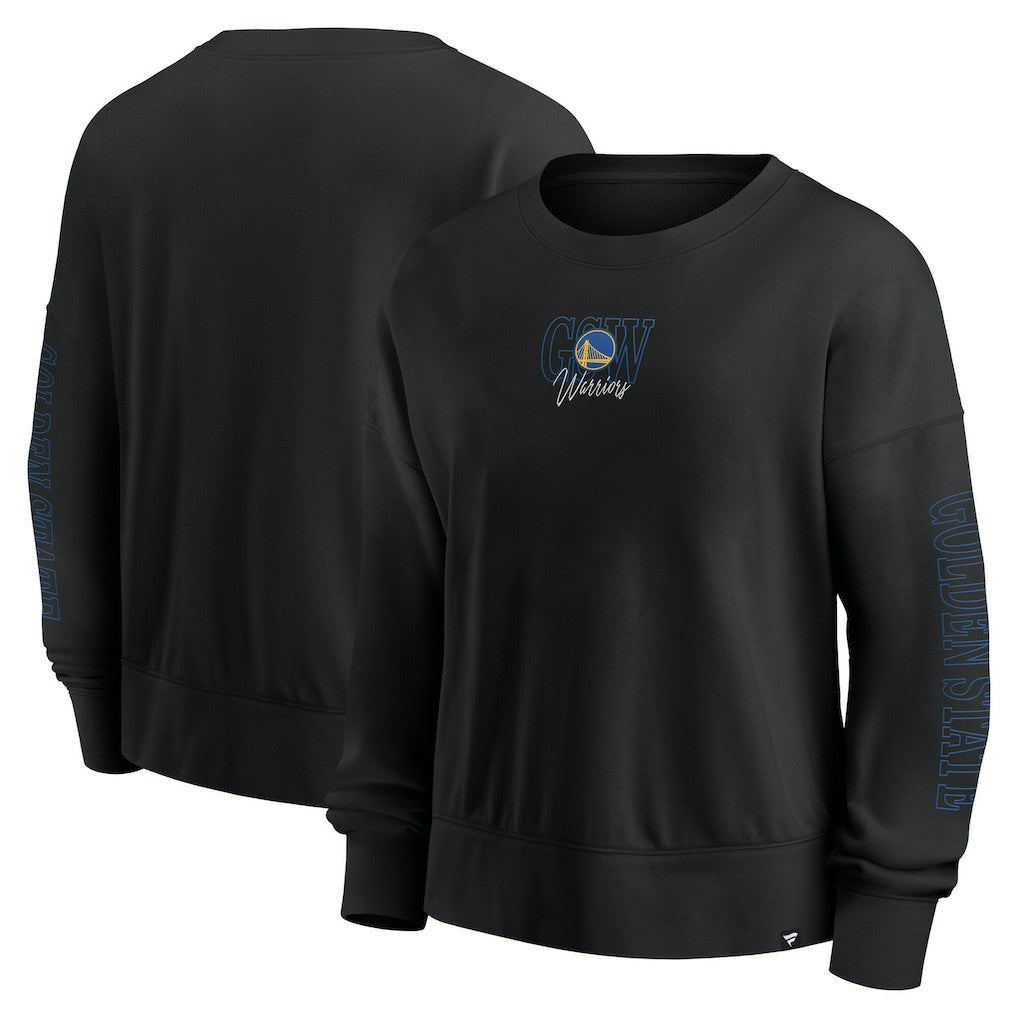 Fanatics Golden State Warriors Women's Oversized Game Day Pullover Sweatshirt sale