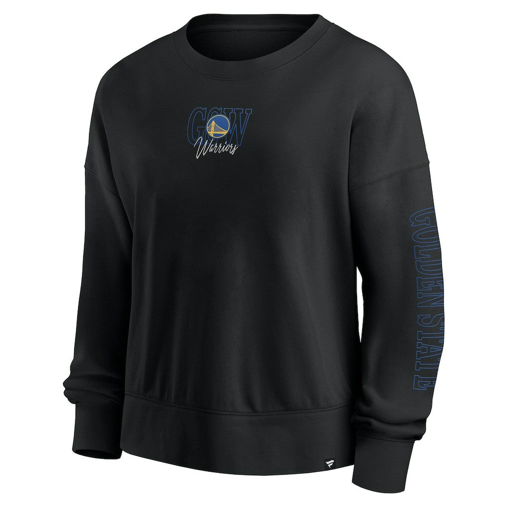 Fanatics Golden State Warriors Women's Oversized Game Day Pullover Sweatshirt sale