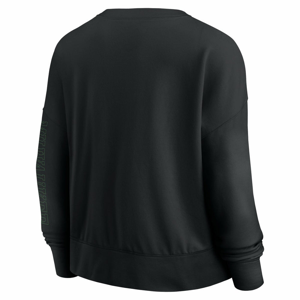Fanatics Milwaukee Bucks Women's Oversized Game Day Pullover Sweatshirt