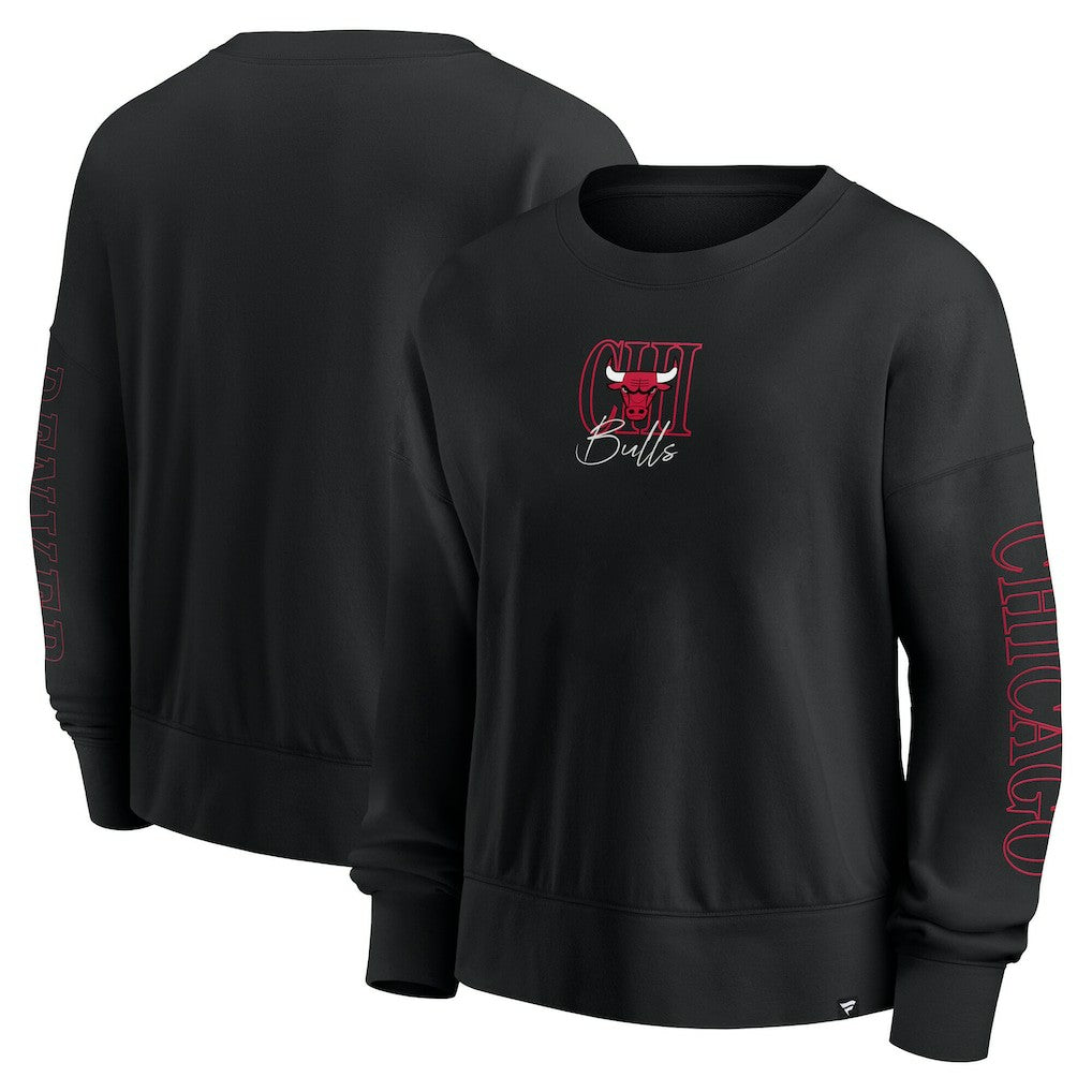 Fanatics Chicago Bulls Women's Oversized Game Day Pullover Sweatshirt