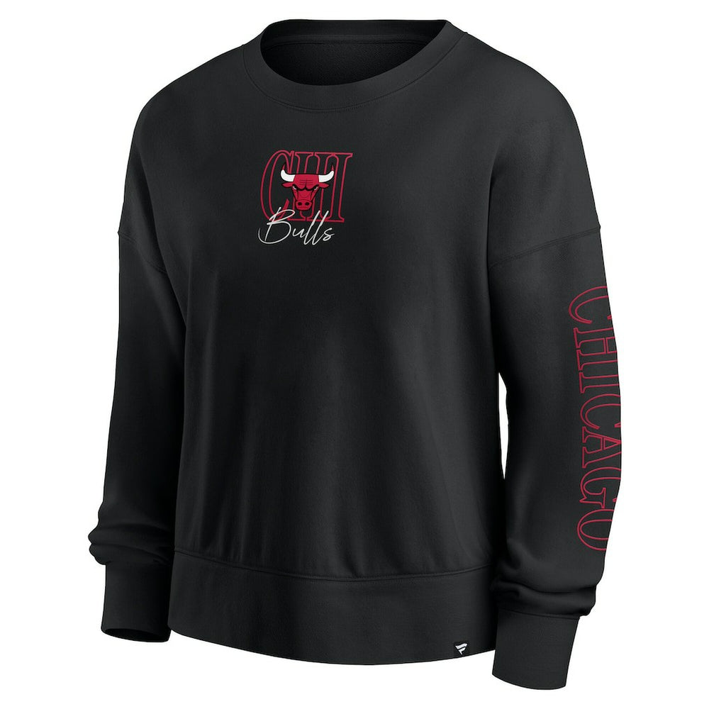 Fanatics Chicago Bulls Women's Oversized Game Day Pullover Sweatshirt
