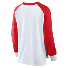 Fanatics Chicago Bulls Women's Open Lane Waffle Long Sleeve V-Neck T-Shirt sale