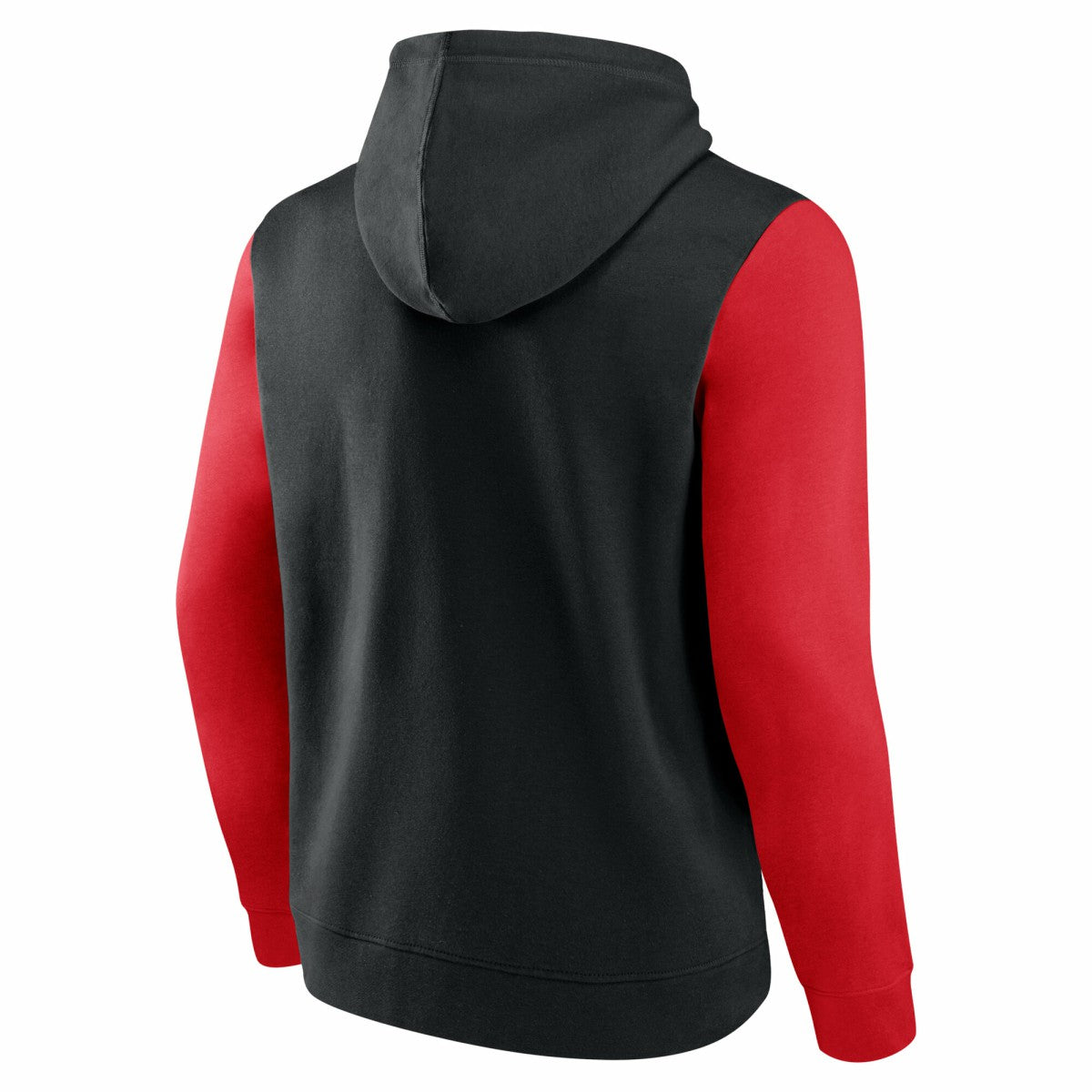 Toronto Raptors Logo Athletic Outline Colorblock Pullover Hoodie