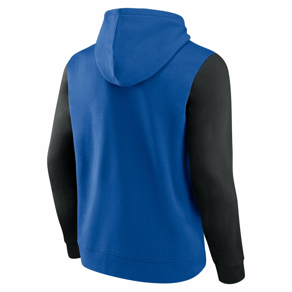 Orlando Magic Logo Athletic Outline Colorblock Pullover Hoodie
