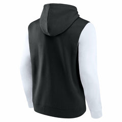 Utah Jazz Logo Athletic Outline Colorblock Pullover Hoodie