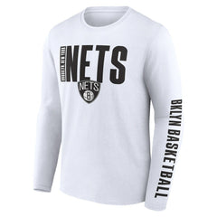 Brooklyn Nets Logo Athletic Vision Long Sleeve T-Shirt