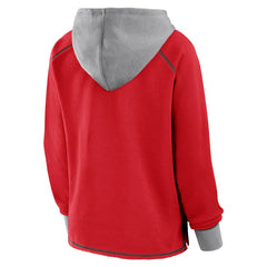 Chicago Bulls Logo Athletic Women's Boom Pullover Hoodie