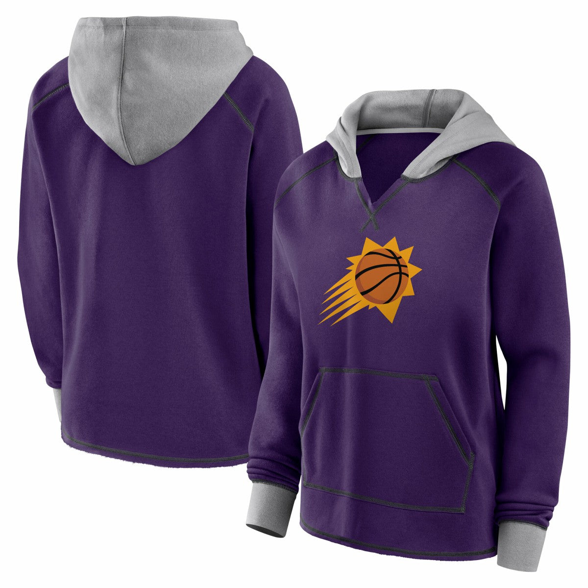 Phoenix Suns Logo Athletic Women's Boom Pullover Hoodie