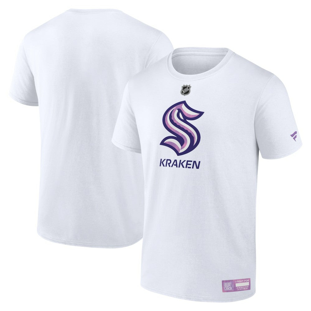 NHL Seattle Kraken Fanatics 2024 Hockey Fights Cancer T-Shirt