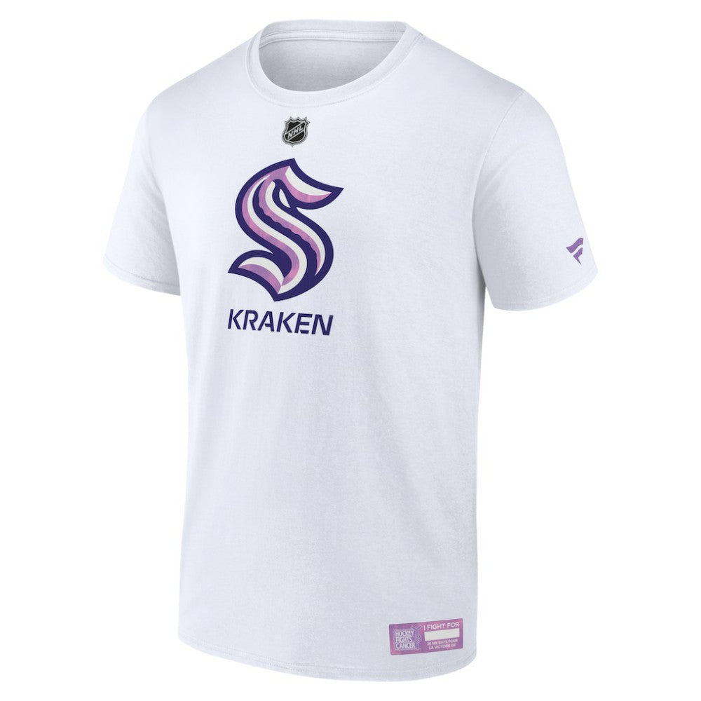 NHL Seattle Kraken Fanatics 2024 Hockey Fights Cancer T-Shirt