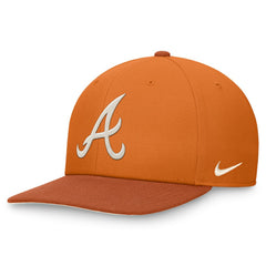 Orange Atlanta Braves Nike Pro Dunk Performance Snapback Hat