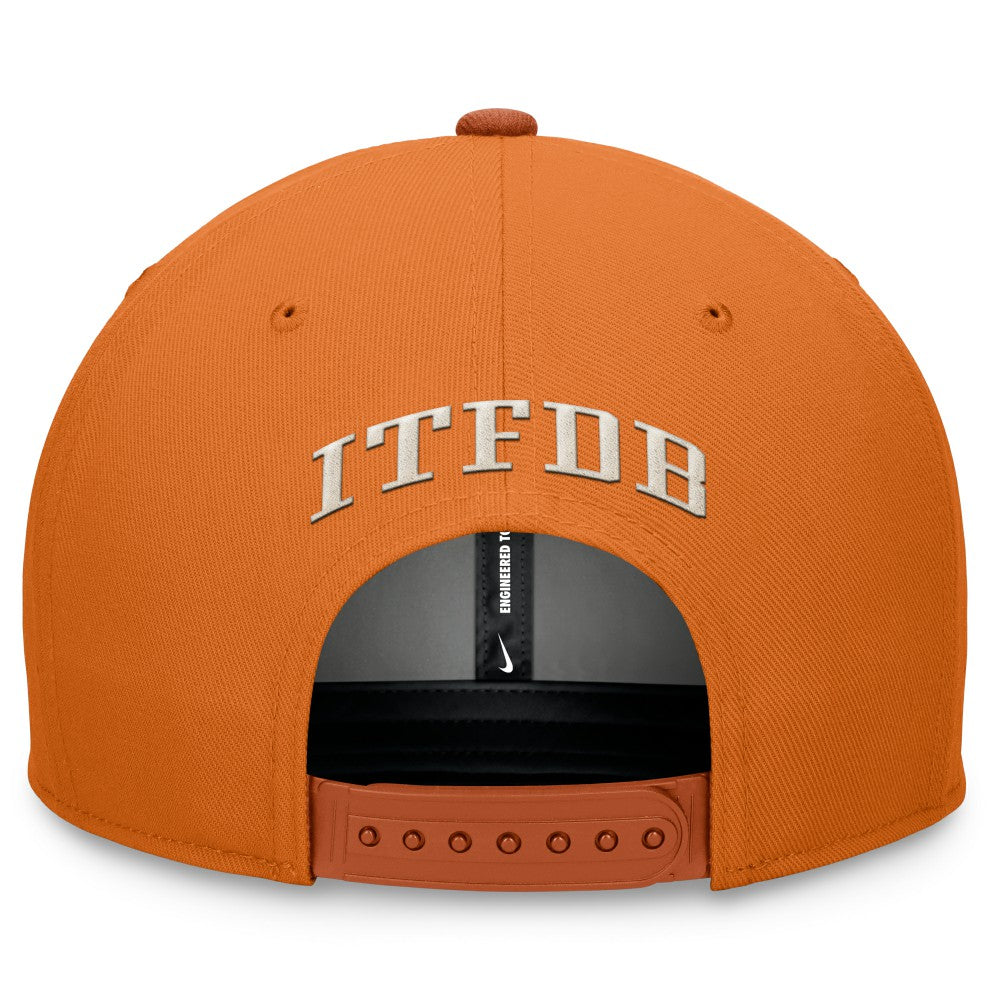 Orange Los Angeles Dodgers Nike Pro Dunk Performance Snapback Hat