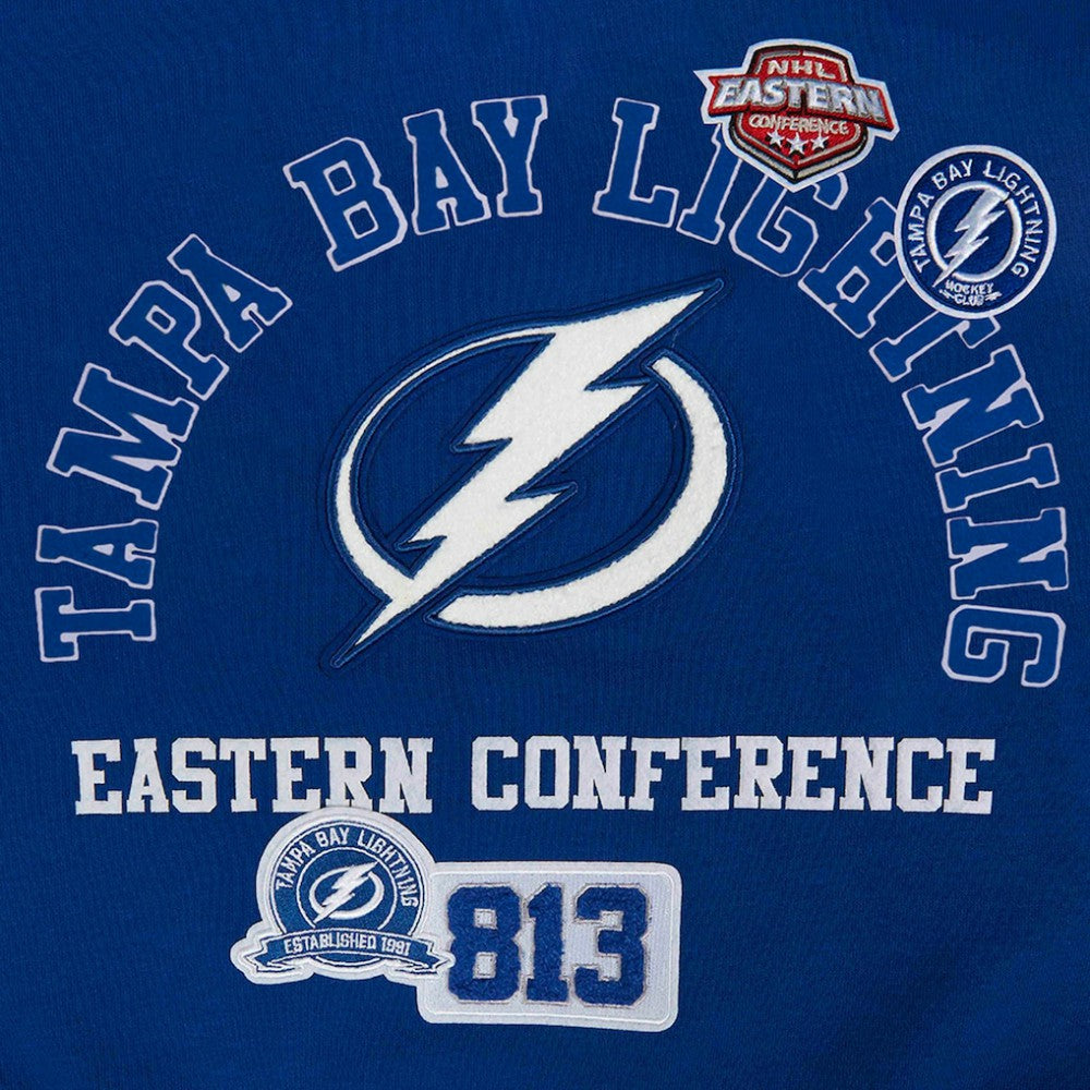 NHL Tampa Bay Lightning Pro Standard Women's Area Code Cropped Pullover Sweatshirt
