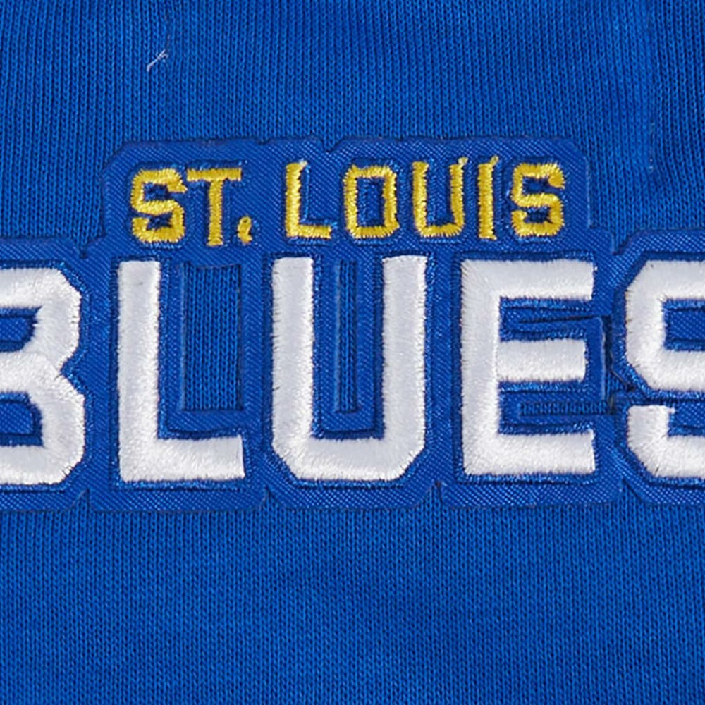 NHL St. Louis Blues Pro Standard Women's Area Code Cropped Pullover Sweatshirt