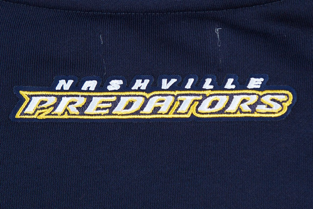 NHL Nashville Predators Pro Standard Women's Area Code Cropped Pullover Sweatshirt
