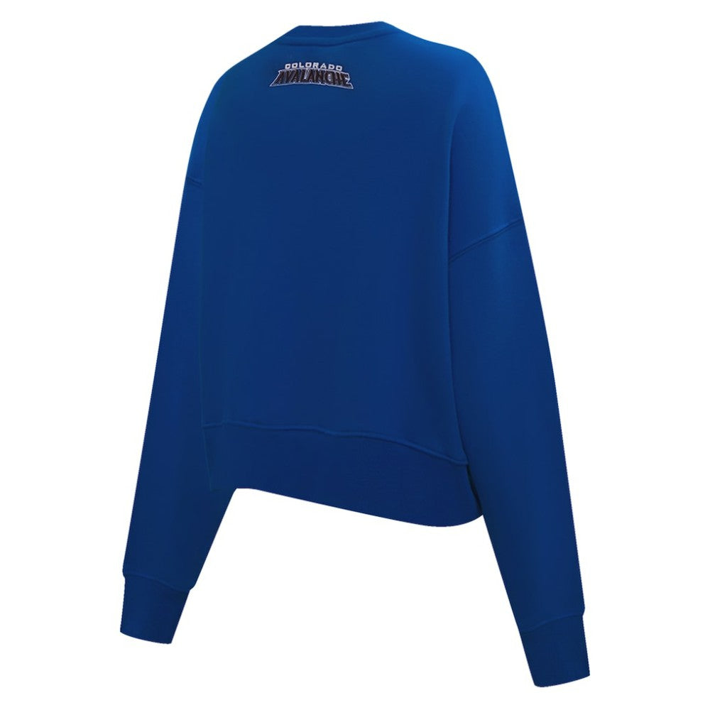 NHL Colorado Avalanche Pro Standard Women's Area Code Cropped Pullover Sweatshirt