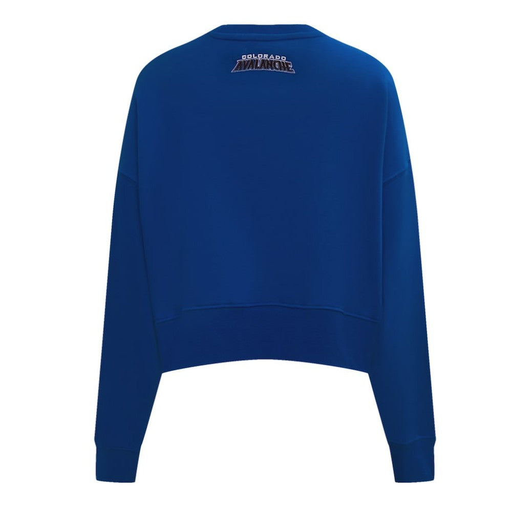 NHL Colorado Avalanche Pro Standard Women's Area Code Cropped Pullover Sweatshirt