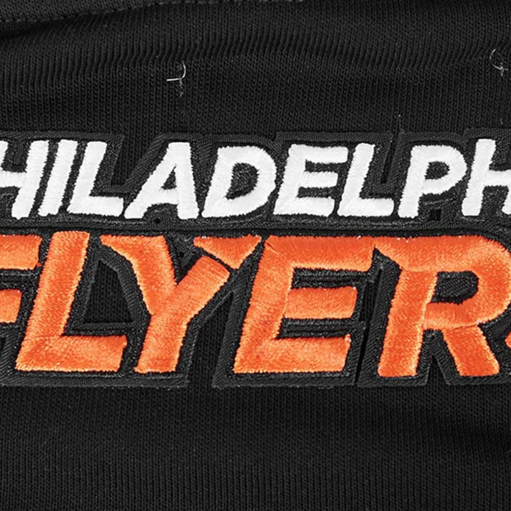 NHL Philadelphia Flyers Pro Standard Women's Area Code Cropped Pullover Sweatshirt