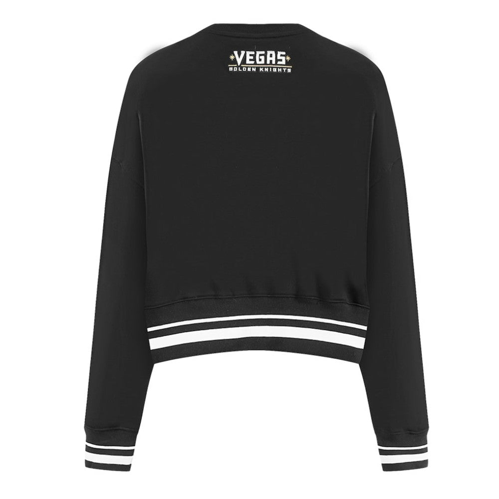 NHL Vegas Golden Knights Pro Standard Women's Area Code Cropped Pullover Sweatshirt