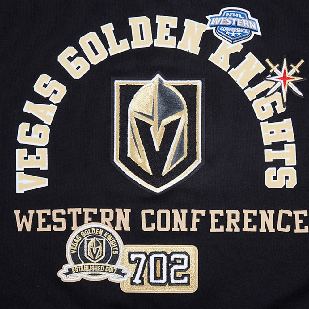 NHL Vegas Golden Knights Pro Standard Women's Area Code Cropped Pullover Sweatshirt