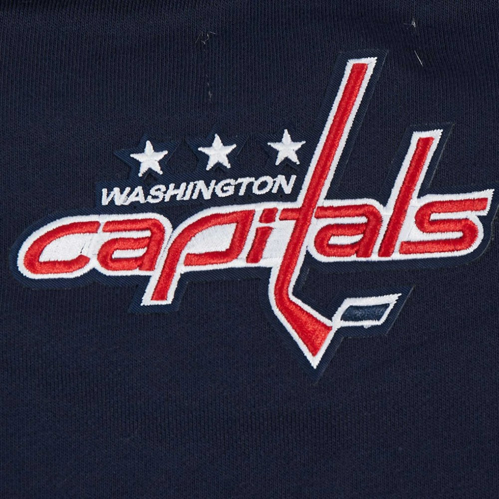 NHL Washington Capitals Pro Standard Women's Area Code Cropped Pullover Sweatshirt