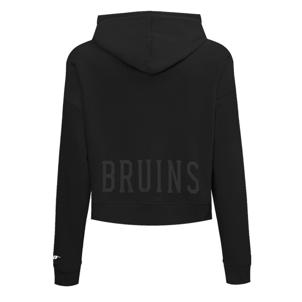 NHL Boston Bruins Pro Standard Women's Jewels Cropped Pullover Hoodie