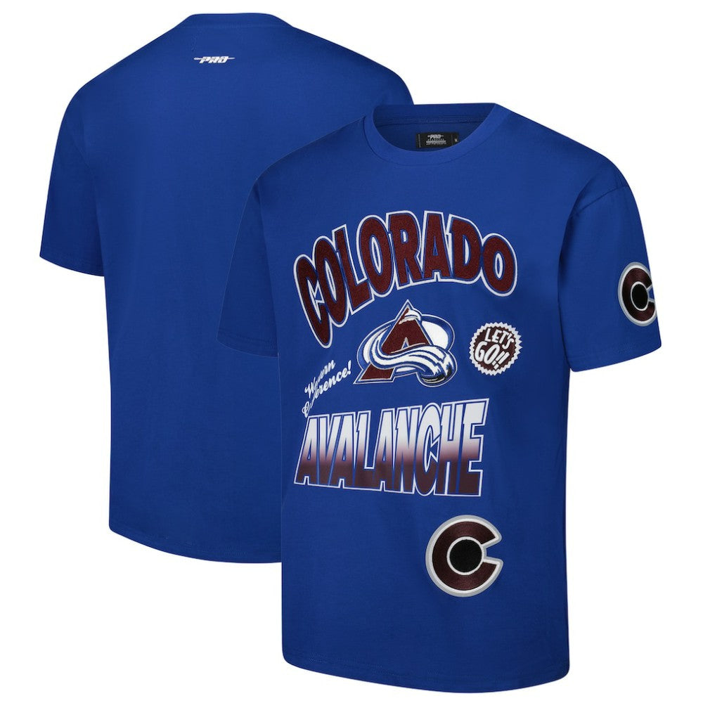 NHL Colorado Avalanche Pro Standard Turn It Up Dropped Shoulder T-Shirt