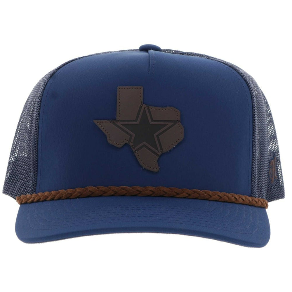 HOOey State Patch Rope Trucker Adjustable Hat - Dallas Cowboys Hats