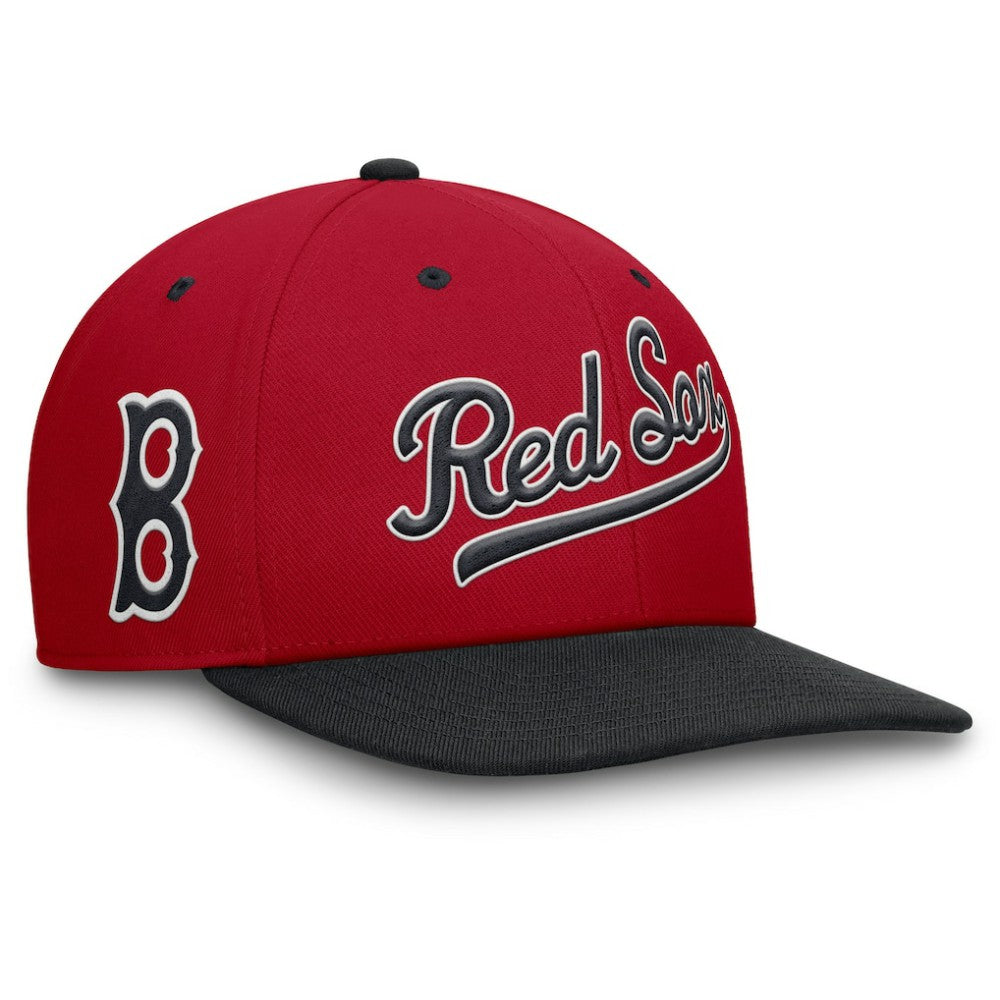 Red/Navy Boston Red Sox Nike Cooperstown Collection Pro Performance Snapback Hat