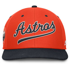 Orange/Navy Houston Astros Nike Cooperstown Collection Pro Performance Snapback Hat