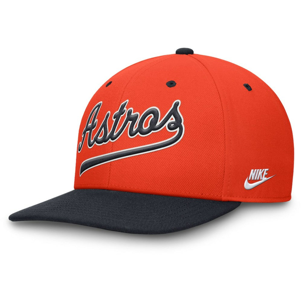 Orange/Navy Houston Astros Nike Cooperstown Collection Pro Performance Snapback Hat